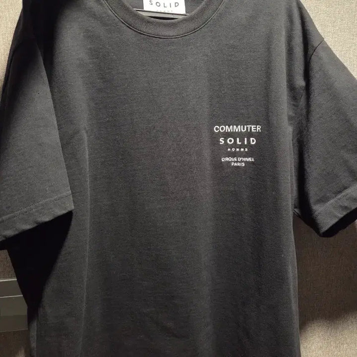 [BUNJANG] Solid Homme Computer Printing Short Sleeve T-shirt / 24ss 솔리드옴므 컴퓨터 프린팅 반팔 티셔츠