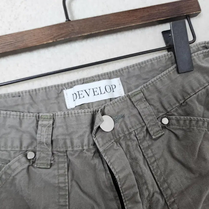 [BUNJANG] DEVELOP Vintage Khaki Wide Pants S / DEVELOP 빈티지 카키 와이드 팬츠 S