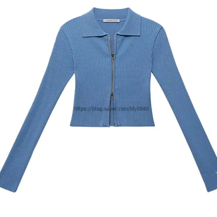 [BUNJANG] Instantfunk Slim Zip-up Knit / 인스턴트펑크 슬림 집업 니트