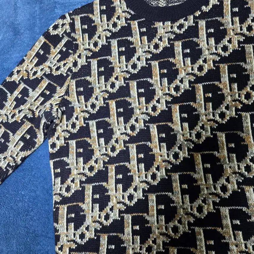 [BUNJANG] Dior Oblique Jacquard Knit / 디올 오블리크 자카드 니트 100 M