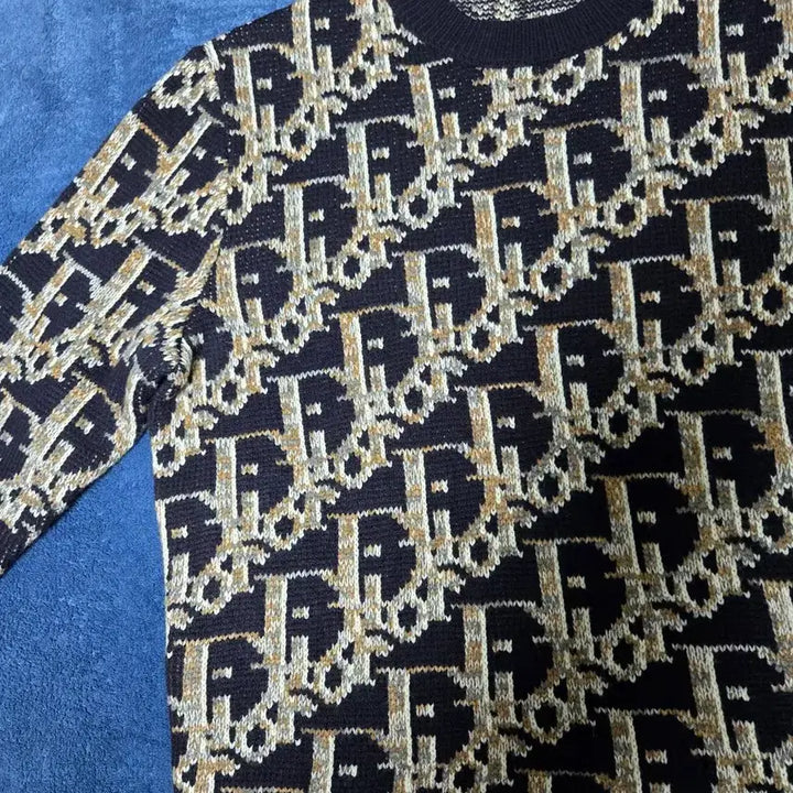 [BUNJANG] Dior Oblique Jacquard Knit / 디올 오블리크 자카드 니트 100 M