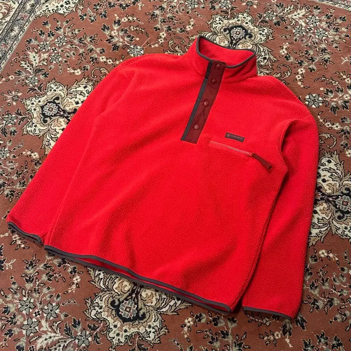 [BUNJANG] Columbia Fleece Pullover Snap-T (XL) / 컬럼비아 플리스 풀오버 스냅티 (XL) 신칠라