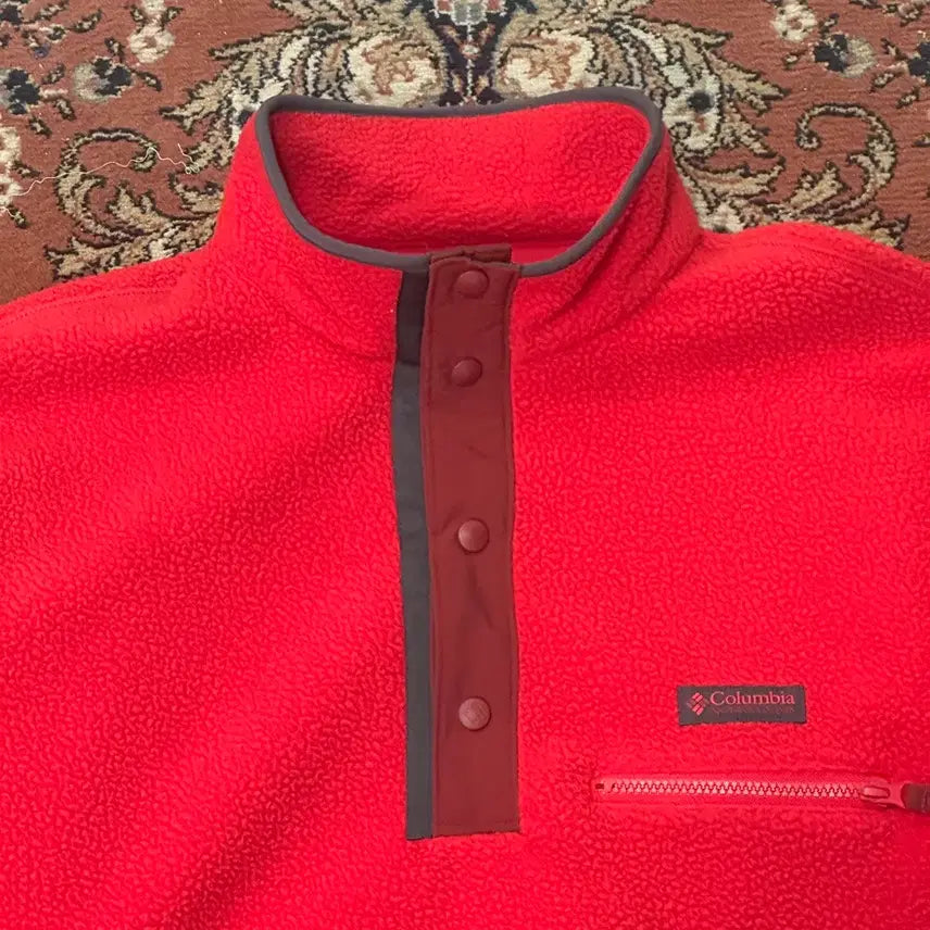 [BUNJANG] Columbia Fleece Pullover Snap-T (XL) / 컬럼비아 플리스 풀오버 스냅티 (XL) 신칠라