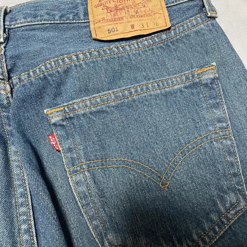 [BUNJANG] Levi's 501 USA Vintage Denim Jeans / 90s 리바이스 501 usa 빈티지 데님33