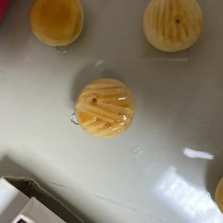 [BUNJANG] Dujjyon Cookie Ring & Kancho Name Keyring / 두쫀쿠키링 & 칸쵸 이름키링