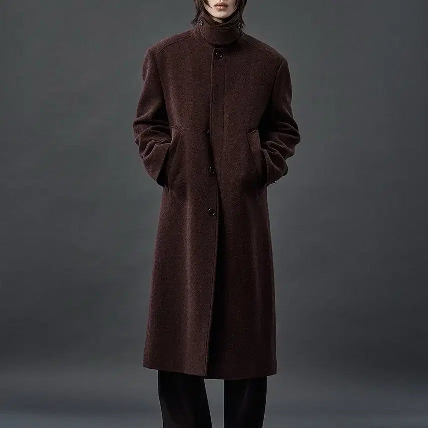 [BUNJANG] Allen Mac Coat Burgundy / [1] 알렌느 맥코트 버건디 새상품
