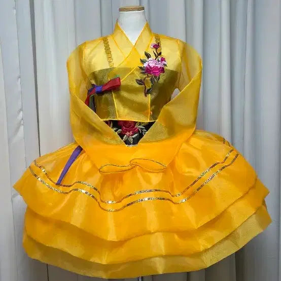 [BUNJANG] Fusion Hanbok Stage Outfit Set / 장구 한복. 고고장구.  난타북.  퓨젼한복.  장갑. 시스루