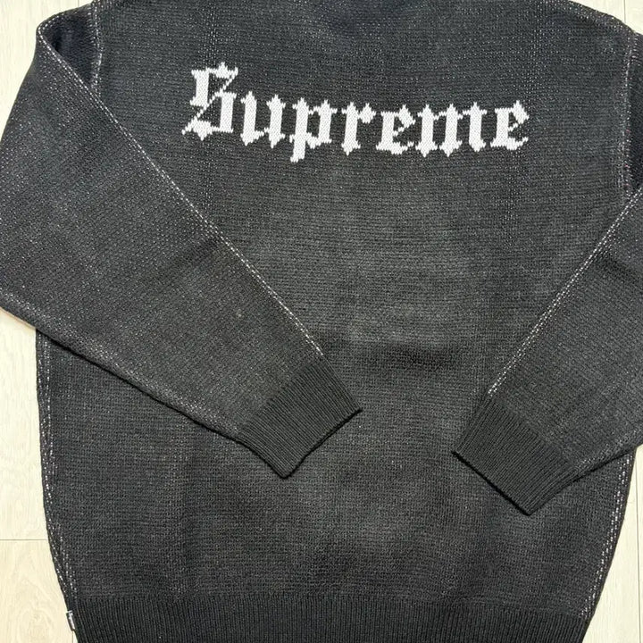 [BUNJANG] Supreme Snow White Knit L / 슈프림 스노우화이트 니트 L