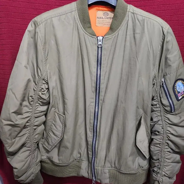 [BUNJANG] Parajumpers Bomber Jacket Khaki / 파라점퍼스 PJS 봄버 자켓 카키