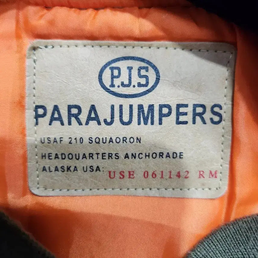 [BUNJANG] Parajumpers Bomber Jacket Khaki / 파라점퍼스 PJS 봄버 자켓 카키