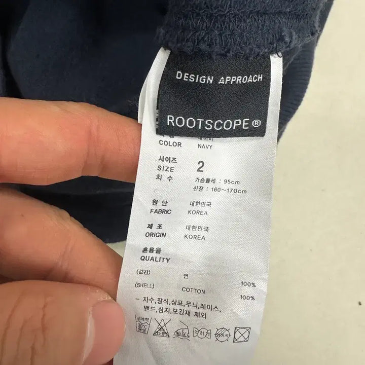 [BUNJANG] Nader's Logo Navy Sweatshirt Size 2 / 네이더스 로고 맨투맨 네이비 2사이즈