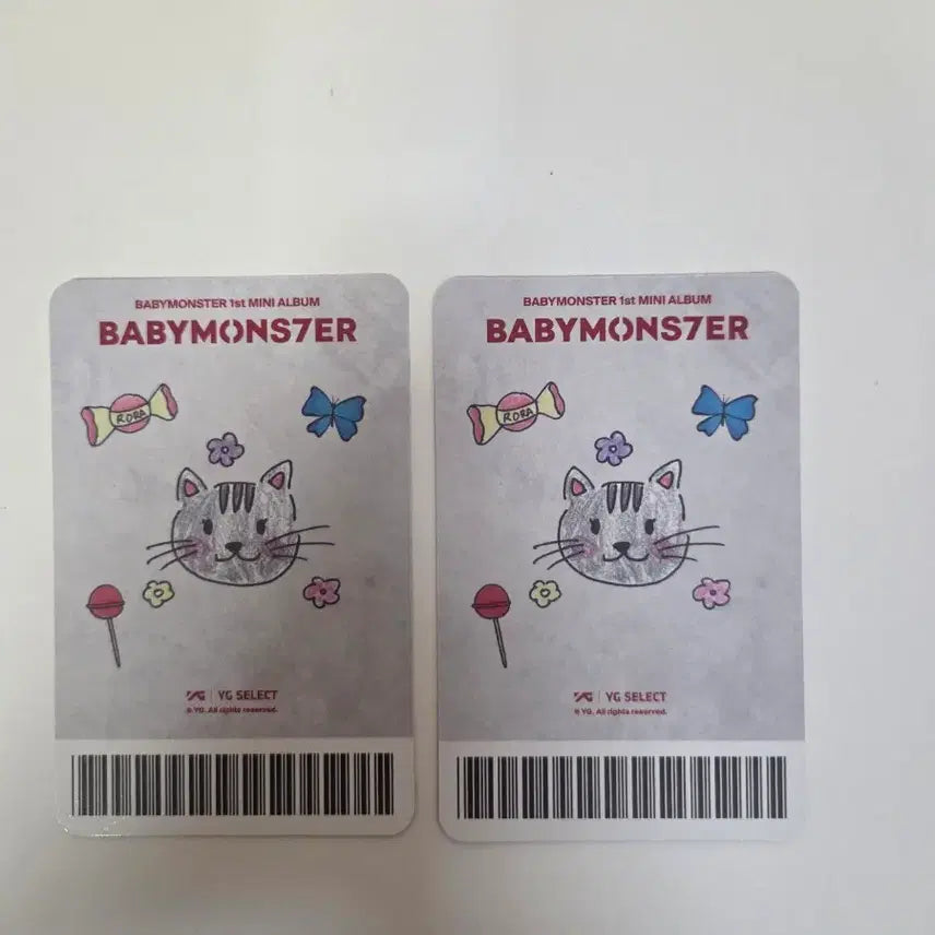 [BUNJANG] BABYMONSTER RORA Official Photocard Bundle Set / 베이비몬스터 로라 공식포카 2매 일괄