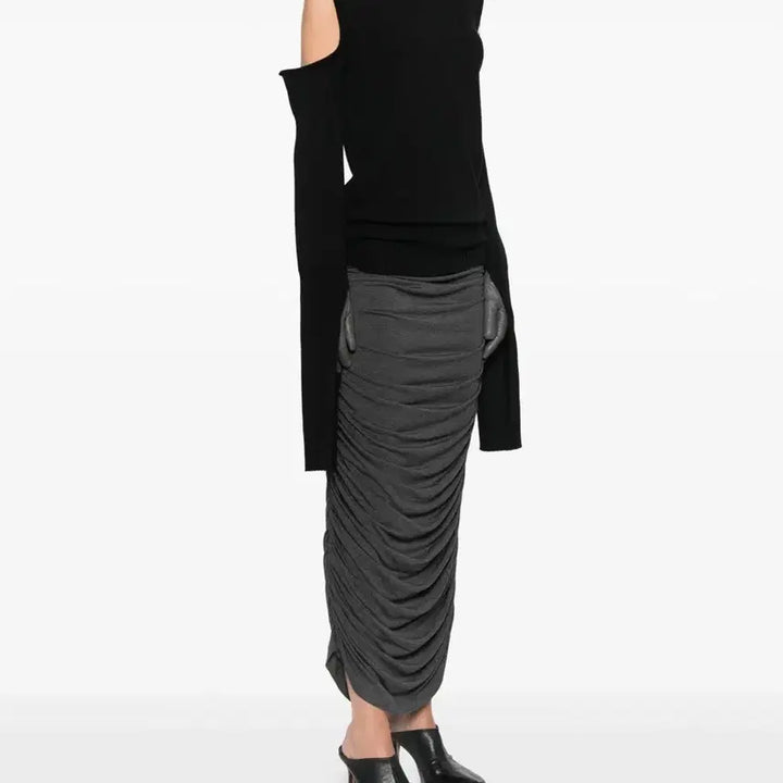 [BUNJANG] Rick Owens Cape Sleeve Sweater / [L] 릭 오웬스 케이프 슬리브 스웨터