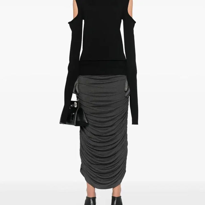 [BUNJANG] Rick Owens Cape Sleeve Sweater / [L] 릭 오웬스 케이프 슬리브 스웨터