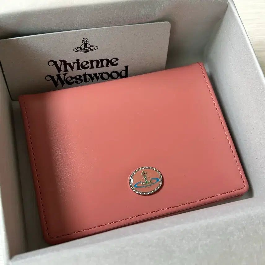 [BUNJANG] Vivienne Westwood Red Label Cardholder / 새상품) 비비안웨스트우드 레드라벨 카드지갑 명함지갑 핑크 풀박스