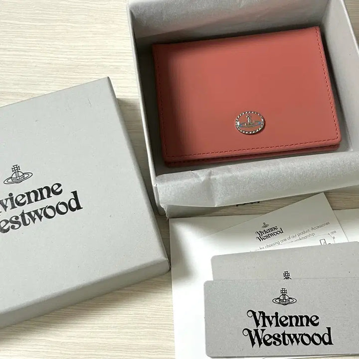 [BUNJANG] Vivienne Westwood Red Label Cardholder / 새상품) 비비안웨스트우드 레드라벨 카드지갑 명함지갑 핑크 풀박스