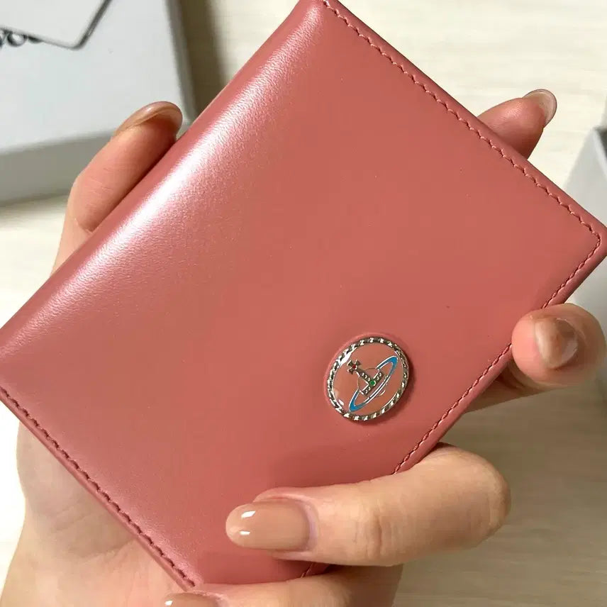 [BUNJANG] Vivienne Westwood Red Label Cardholder / 새상품) 비비안웨스트우드 레드라벨 카드지갑 명함지갑 핑크 풀박스