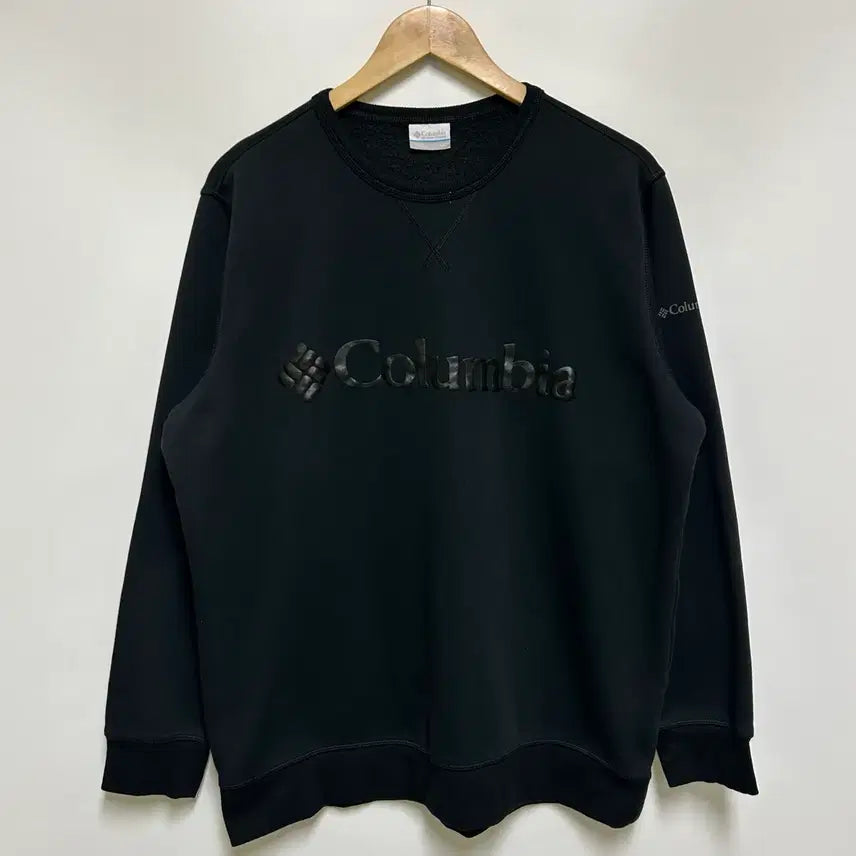 [BUNJANG] Columbia Fleece Crewneck Sweatshirt (Black, Men's 110) / [남자-110]Columbia 컬럼비아 로고 플리스 크루넥 맨투맨