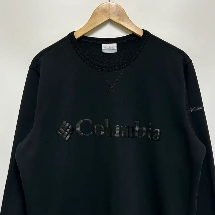 [BUNJANG] Columbia Fleece Crewneck Sweatshirt (Black, Men's 110) / [남자-110]Columbia 컬럼비아 로고 플리스 크루넥 맨투맨