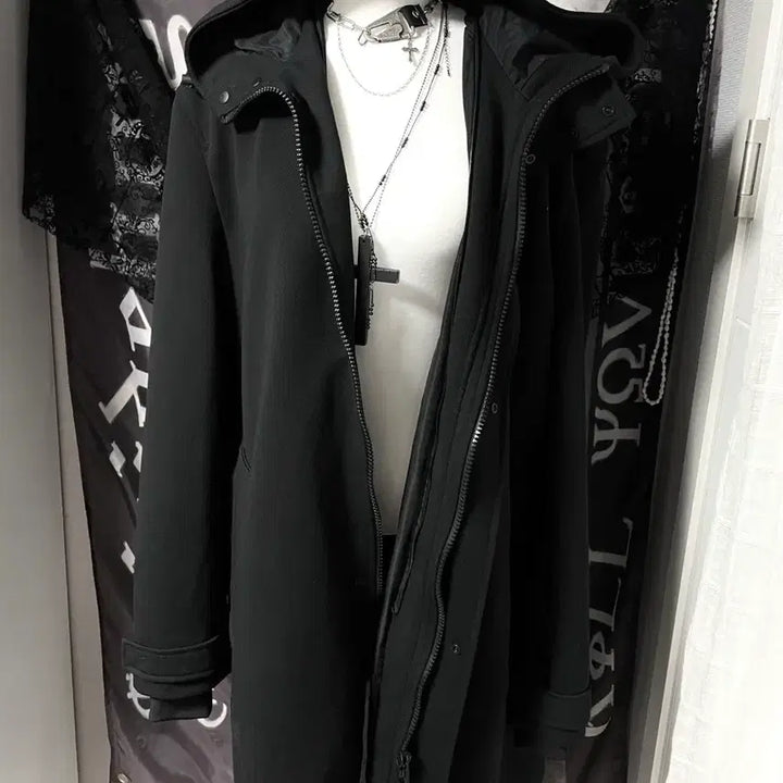 [BUNJANG] Cotton Hooded Parka Coat / 코튼 후드 야상 코트 아카이브st 요지야마모토유니섹스다크웨어아방가르드