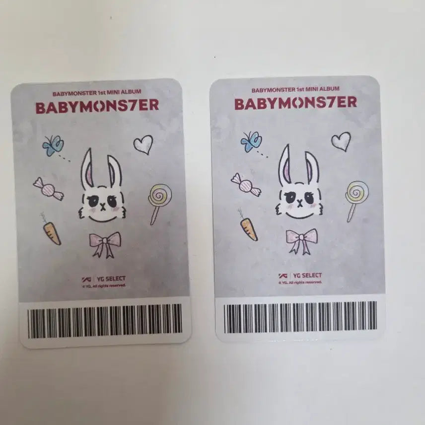 [BUNJANG] BABYMONSTER Asa Photocard Set / 베이비몬스터 아사 포토카드 2종 일괄