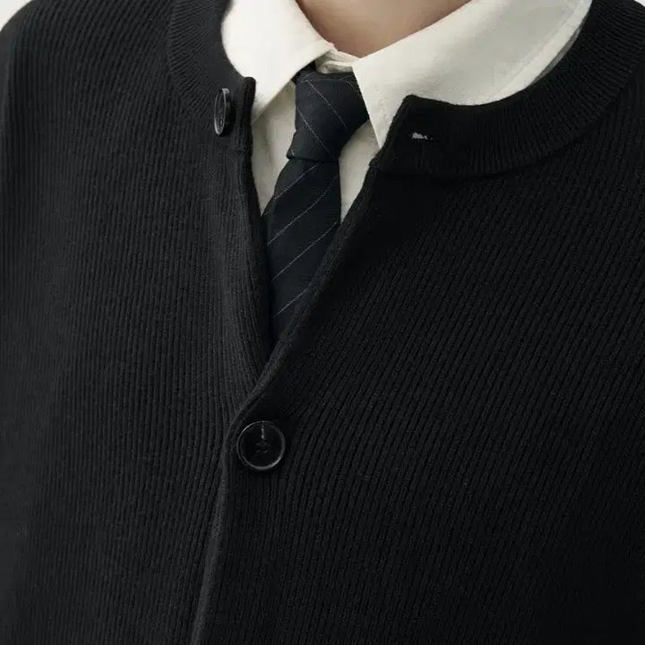 [BUNJANG] Drawfit Oversized Wool Round Cardigan / 드로우핏 오버사이즈 울 라운드 가디건