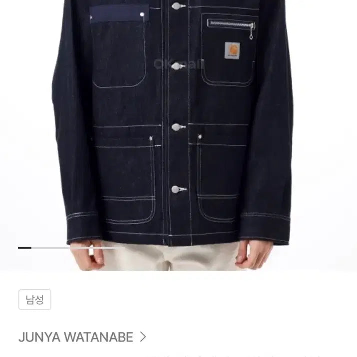 [BUNJANG] Junya Watanabe x Carhartt Denim Chore Jacket / 준야와타나베x칼하트/데님초어자켓/M(100~105)