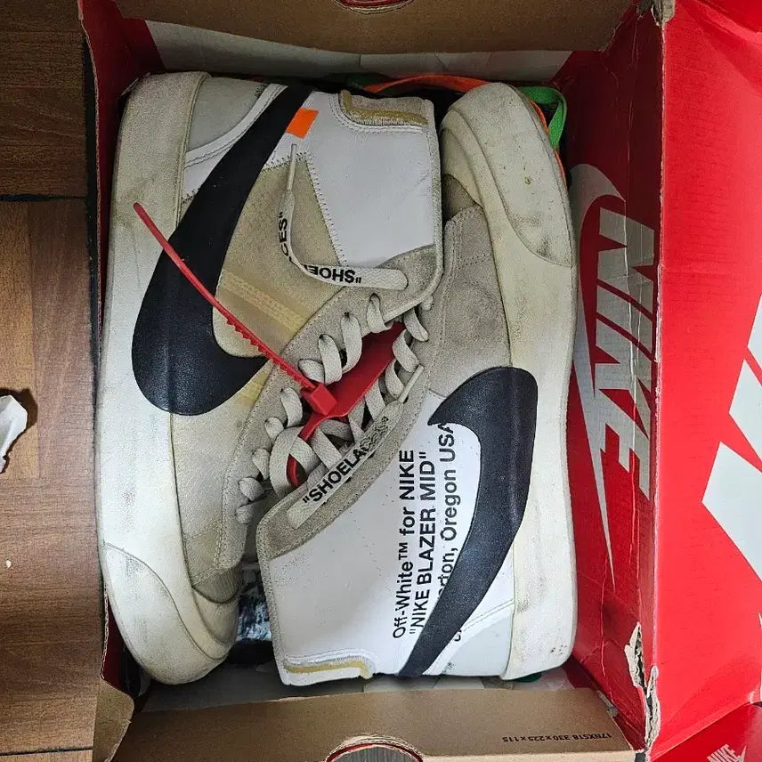 [BUNJANG] Nike Off-White Blazer Mid White OG The Ten Sneakers / 275 나이키 오프화이트 블레이저 미드 화이트 OG 더 텐