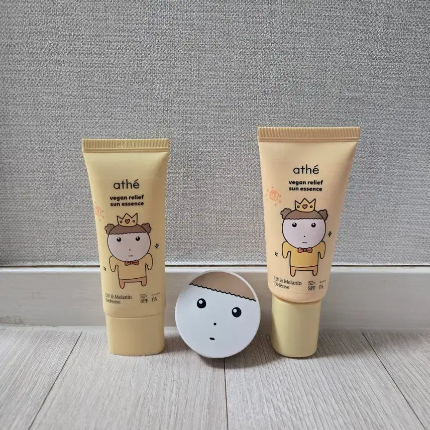 [BUNJANG] A'ddress Vegan Relief Sun Essence Sunscreen / [일괄/유기자차/마루는강쥐미니쿠션]아떼 비건 릴리프 썬에센스 썬크림