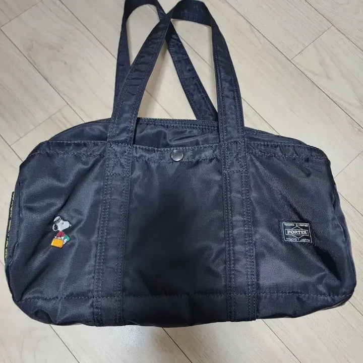 [BUNJANG] Peanuts x Snoopy Boston Bag (Large) / 요시다포터 피너츠x스누피 보스턴백 라지