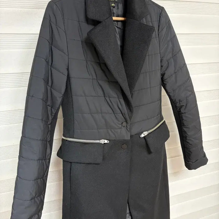[SOLD OUT] 할인중)GGPX 블랙 퀼팅 롱 코트