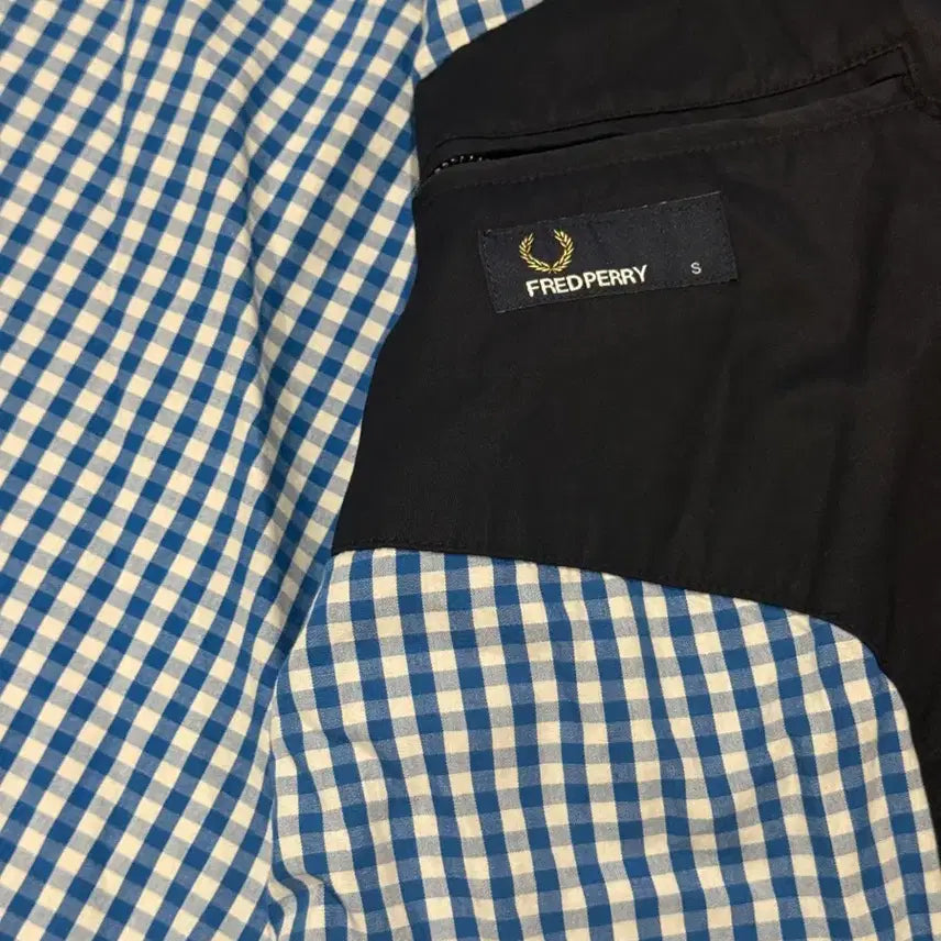 [BUNJANG] Fred Perry Dark Navy Cotton Jacket 95 / 프레드페리 면 자켓 95 다크네이비