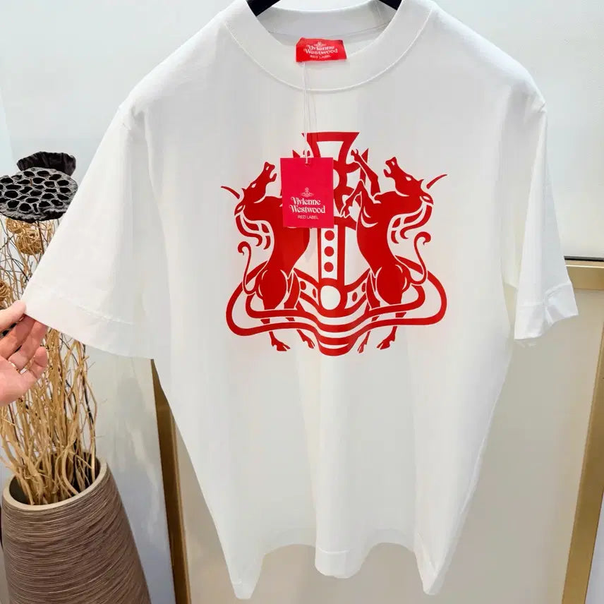 [BUNJANG] Vivienne Westwood Big Logo T-shirt / 비비안웨스트우드 반발티 블랙 화이트 빅로고 남여공용 여름