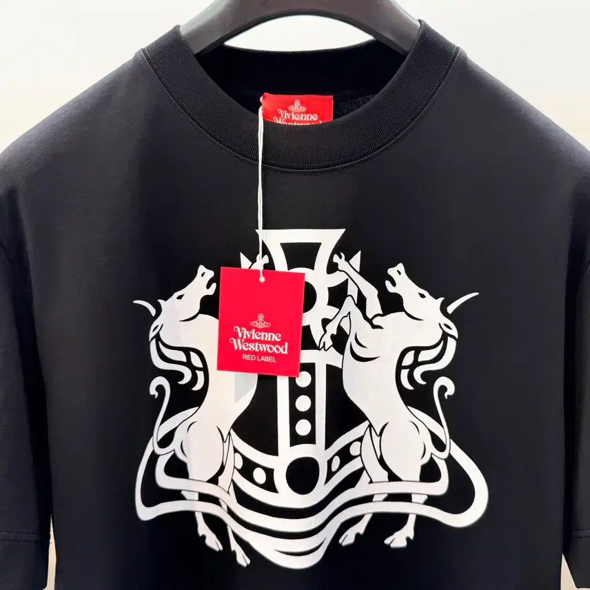 [BUNJANG] Vivienne Westwood Big Logo T-shirt / 비비안웨스트우드 반발티 블랙 화이트 빅로고 남여공용 여름