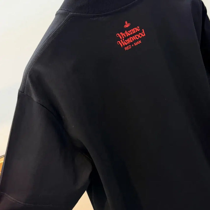 [BUNJANG] Vivienne Westwood Big Logo T-shirt / 비비안웨스트우드 반발티 블랙 화이트 빅로고 남여공용 여름