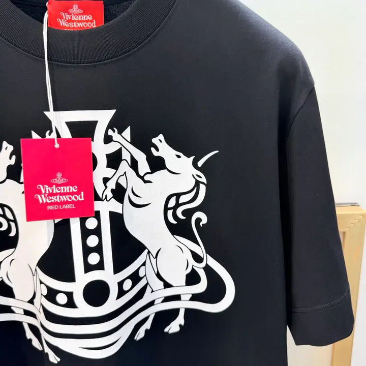 [BUNJANG] Vivienne Westwood Big Logo T-shirt / 비비안웨스트우드 반발티 블랙 화이트 빅로고 남여공용 여름