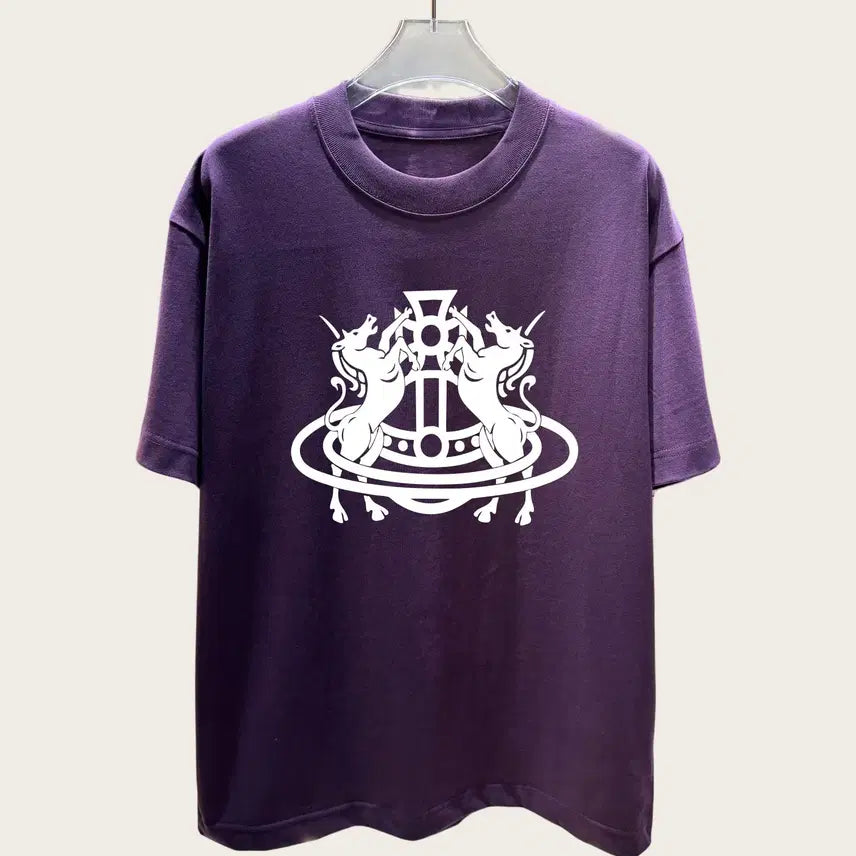 [BUNJANG] Vivienne Westwood Big Logo Short Sleeve T-shirt / 비비안웨스트우드 반발티  블랙 화이트 퍼플 그린 빅로고 여름 남여공용