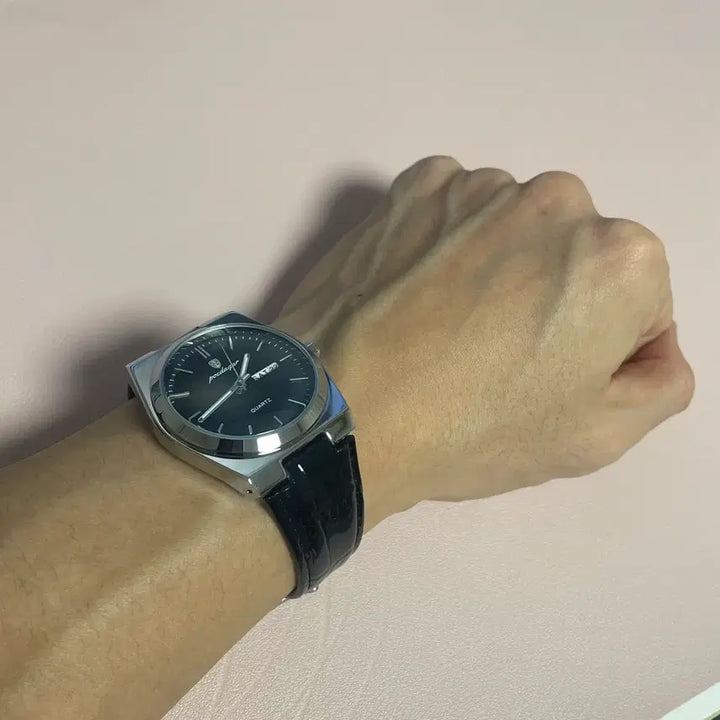 [BUNJANG] Poedagar Quartz Leather Watch / [새제품] Poedagar 쿼츠 가죽 시계