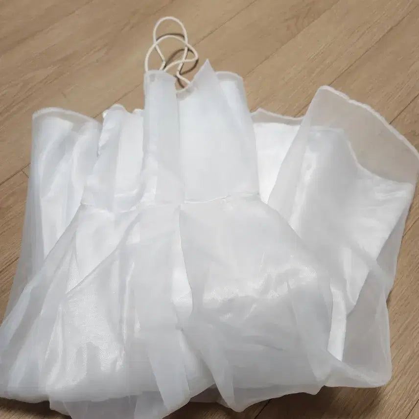 [BUNJANG] Zigzag Self Wedding Dress / 지그재그 셀프 웨딩용 원피스