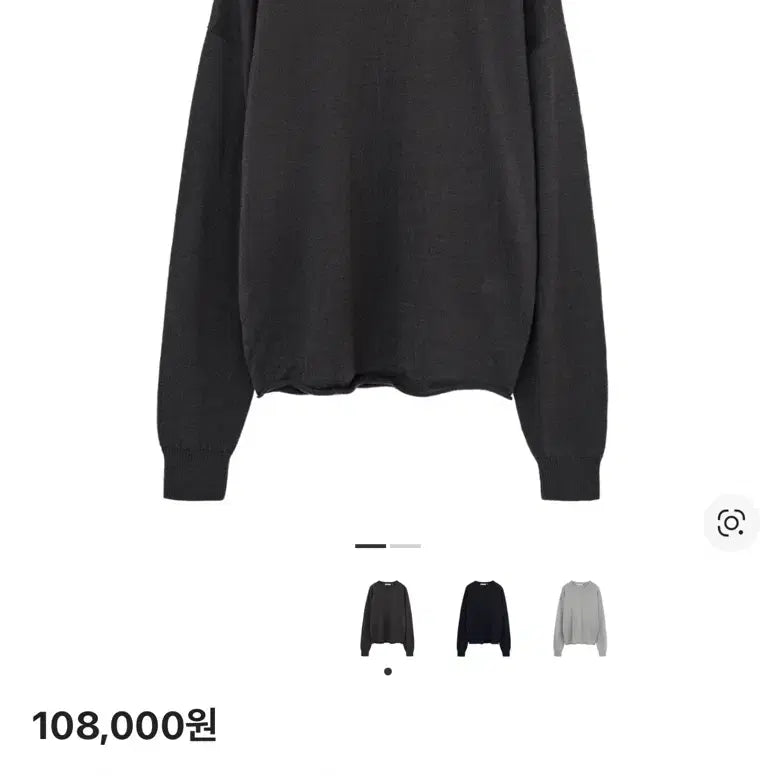 [BUNJANG] Polytelu Human Index 002 Grey Knit / 폴리테루 휴먼인덱스 휴먼 루즈드 니트 002 그레이