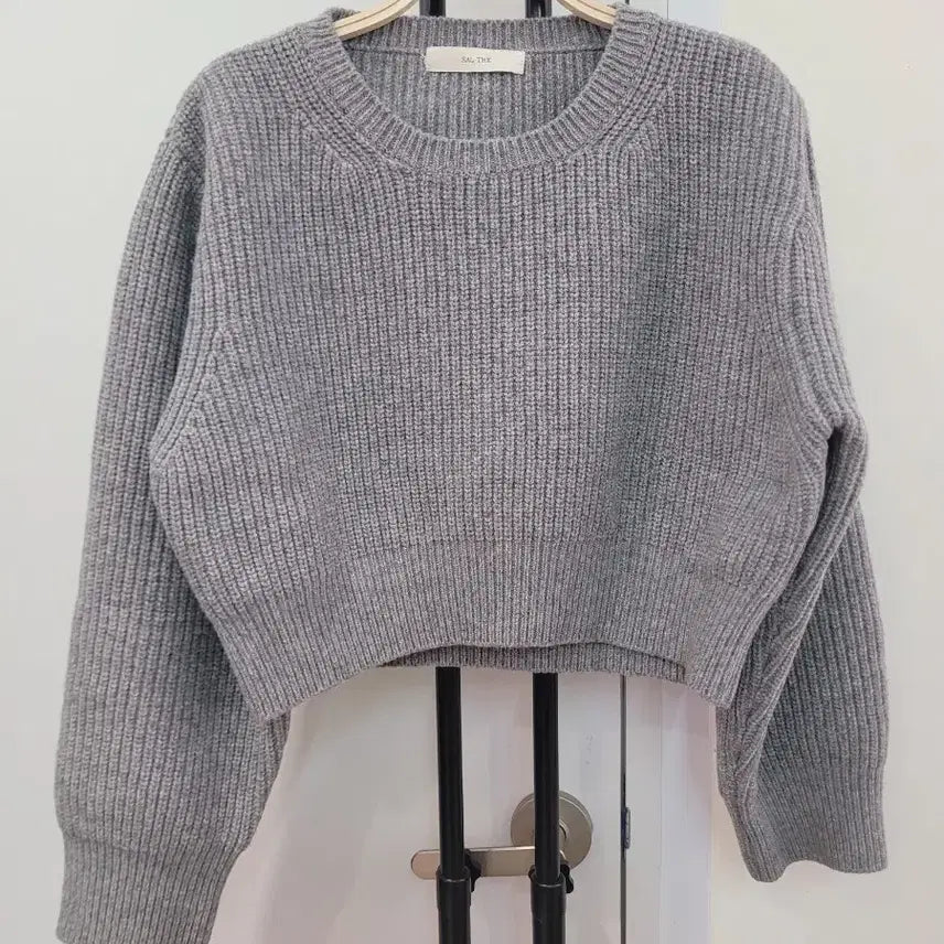 [BUNJANG] SAL THE Wool 100 Crop Pullover Knit 55~66 / 스모키앨리스 스앨더 SAL THE 울100 크롭 풀오버 니트 55~66