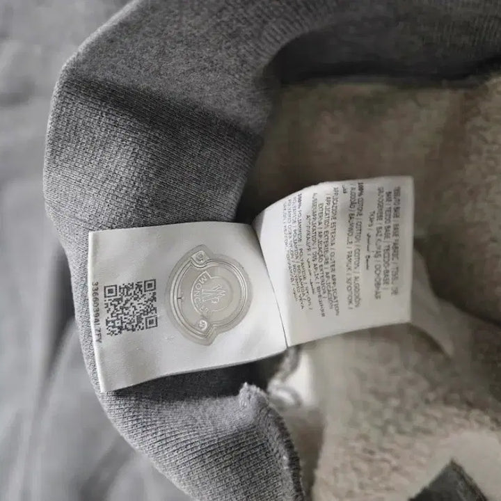 [BUNJANG] Moncler Gray Sweatshirt / 몽클레어 그레이 맨투맨 티셔츠
