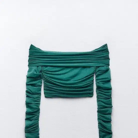 [BUNJANG] Zara Organdy Shirred Top / 자라 zara  오간자 셔링 탑