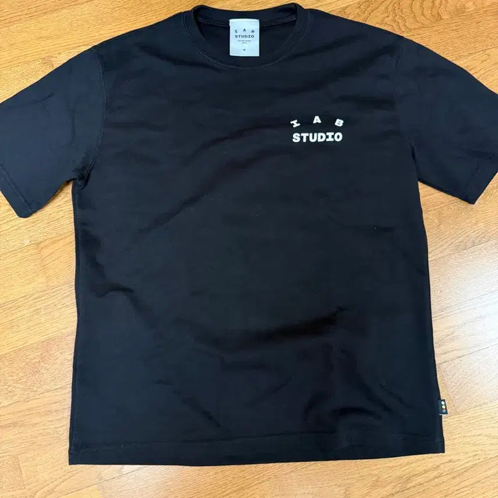 [BUNJANG] M IAB Studio Black T-shirt / [M] 아이앱 스튜디오 반팔 블랙
