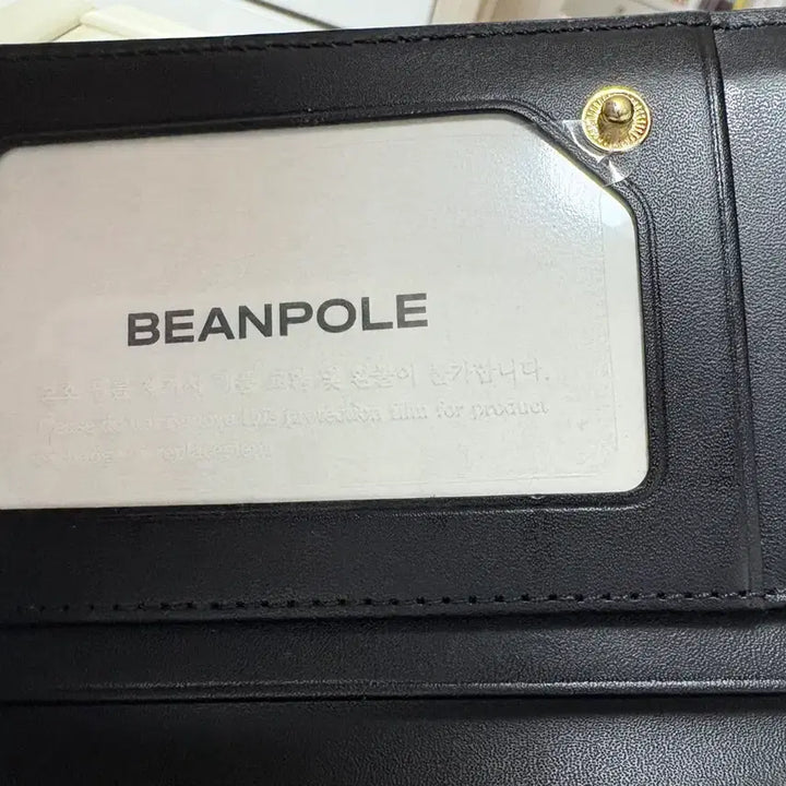 [BUNJANG] Beanpole Lucy Saffiano Long Wallet - Black / 빈폴 루시 사피아노 장지갑 블랙