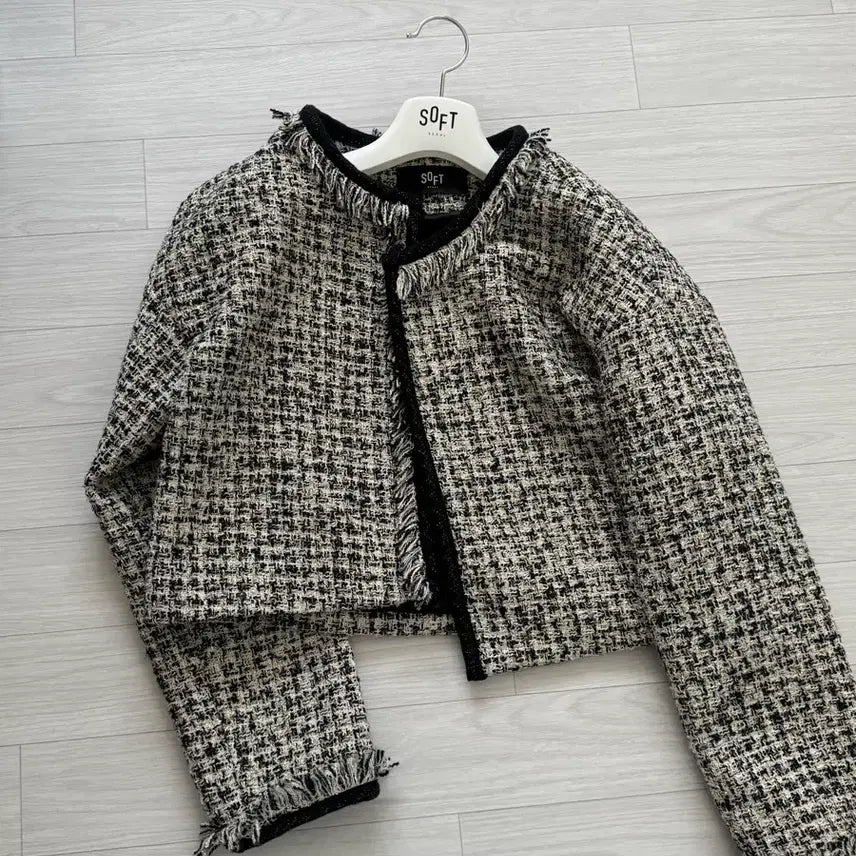 [BUNJANG] Soft Seoul Tweed Jacket / 소프트서울 트위드 자켓