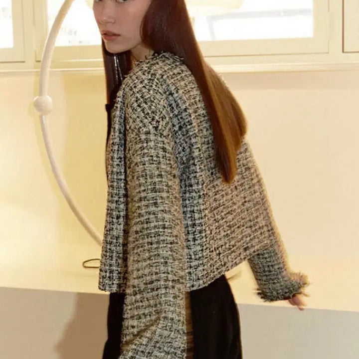 [BUNJANG] Soft Seoul Tweed Jacket / 소프트서울 트위드 자켓