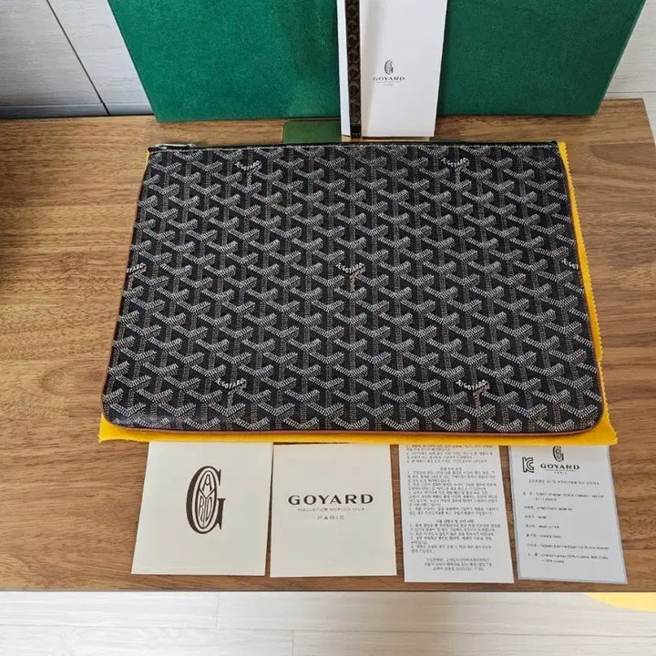 [BUNJANG] Goyard Sena Clutch MGM Black Natural / 고야드 세나 클러치 MGM 블랙 네츄럴