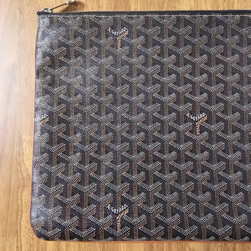 [BUNJANG] Goyard Sena Clutch MGM Black Natural / 고야드 세나 클러치 MGM 블랙 네츄럴