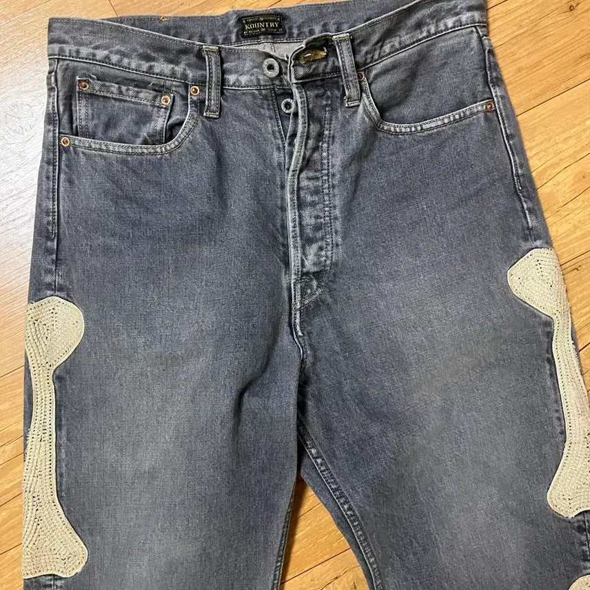 [BUNJANG] Capital Bone Denim Black 32 Jeans / 캐피탈 본 데님 흑청 32사이즈 판매합니다
